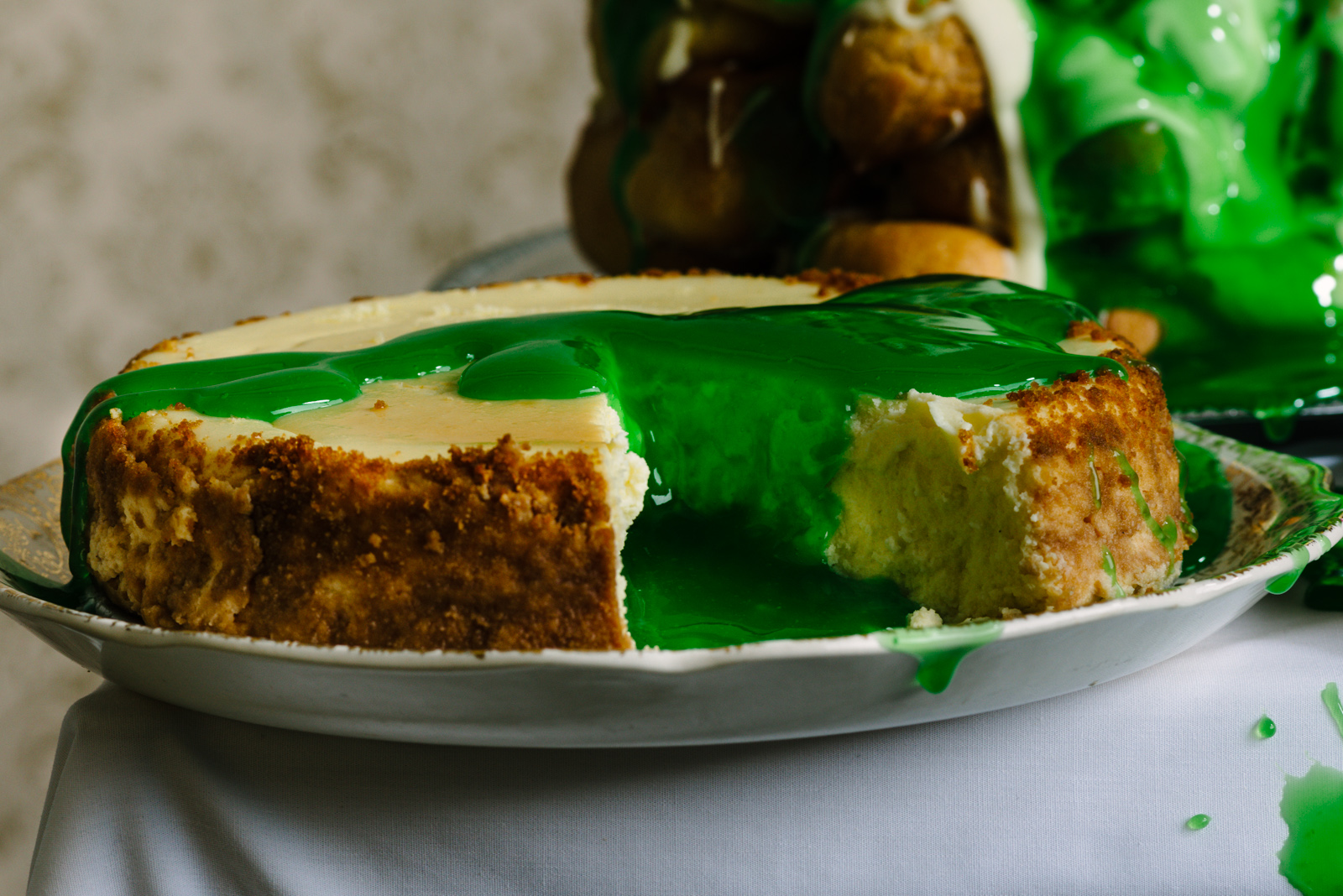 Cheesecake with a Coconut Crumb Crust