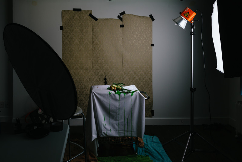 Behind-the-scenes food photography