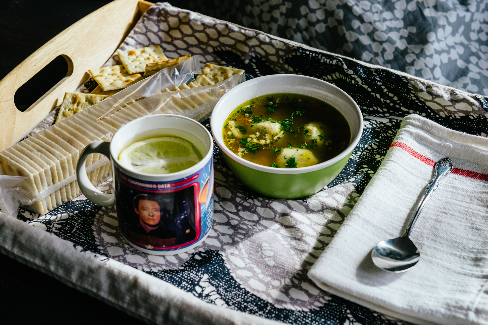 Chicken Soup with “Matzo” Balls