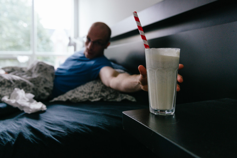 Milkshake in Bed