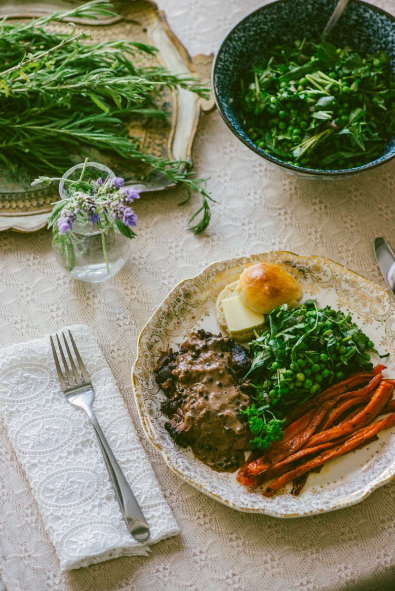 Beef Cheeks Au Poivre