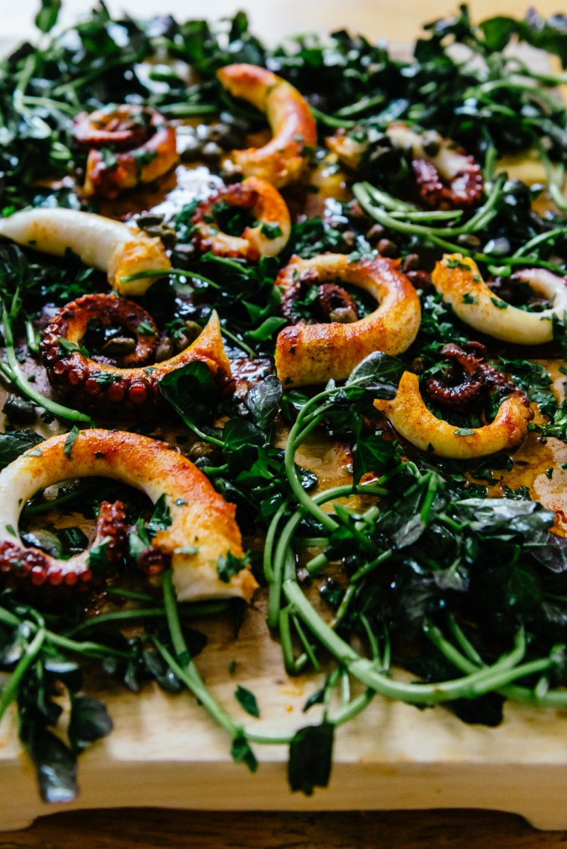 Octopus with Capers