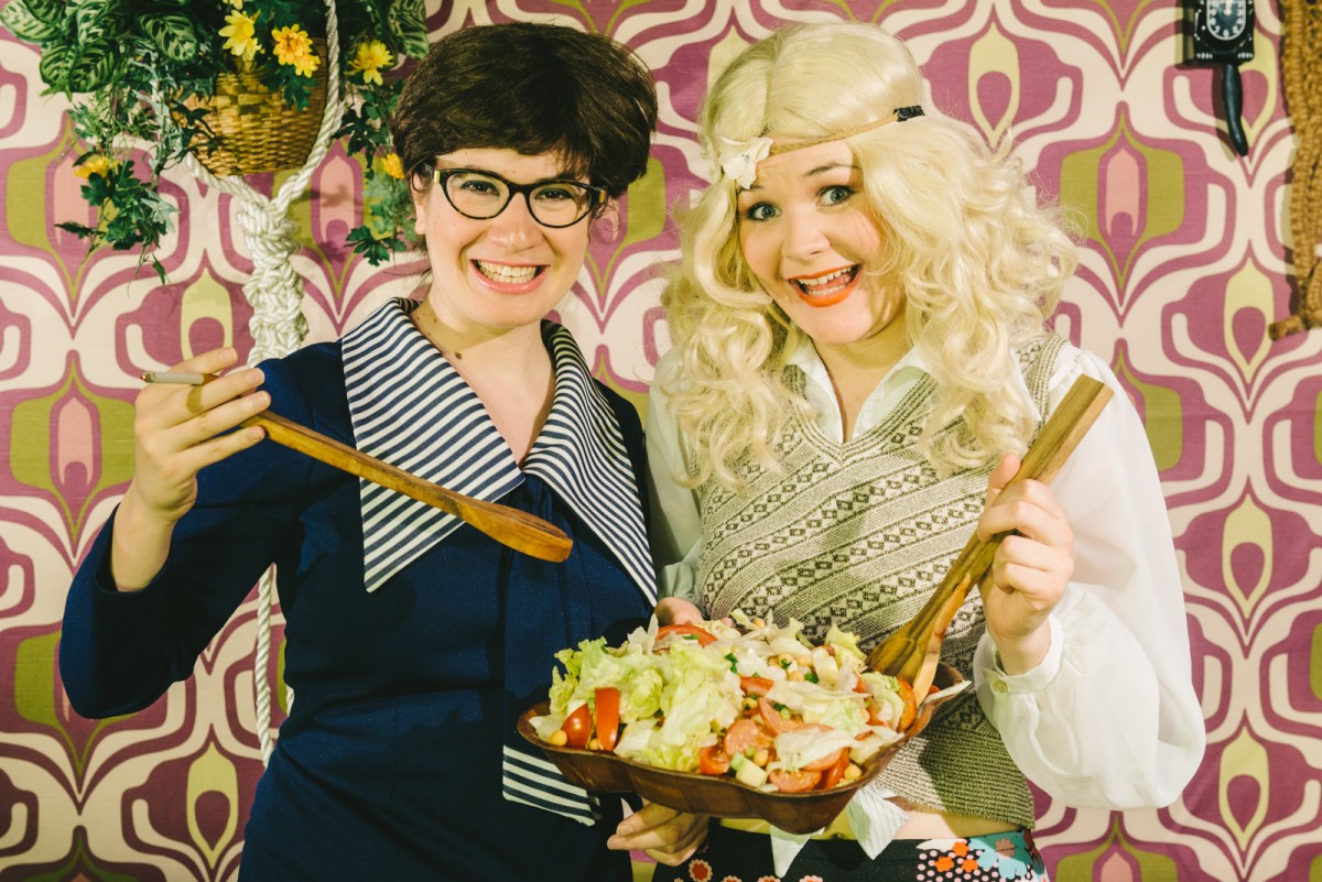 70s Week: Terrific Women Make Pepperoni Salad